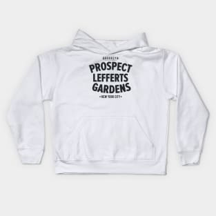 Prospect Lefferts Gardens Minimalist Design - Brooklyn, New York Kids Hoodie